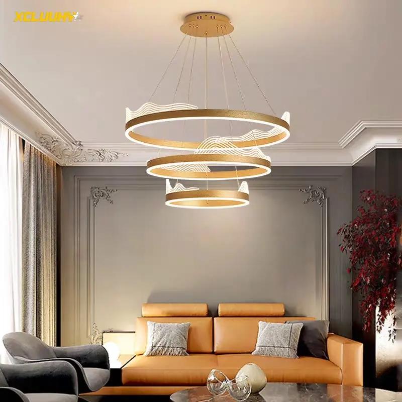 2022 Modern Luxury Gold Lighting Chandelier Pendant Lamps for Hotel Living Room Lighting Bedroom